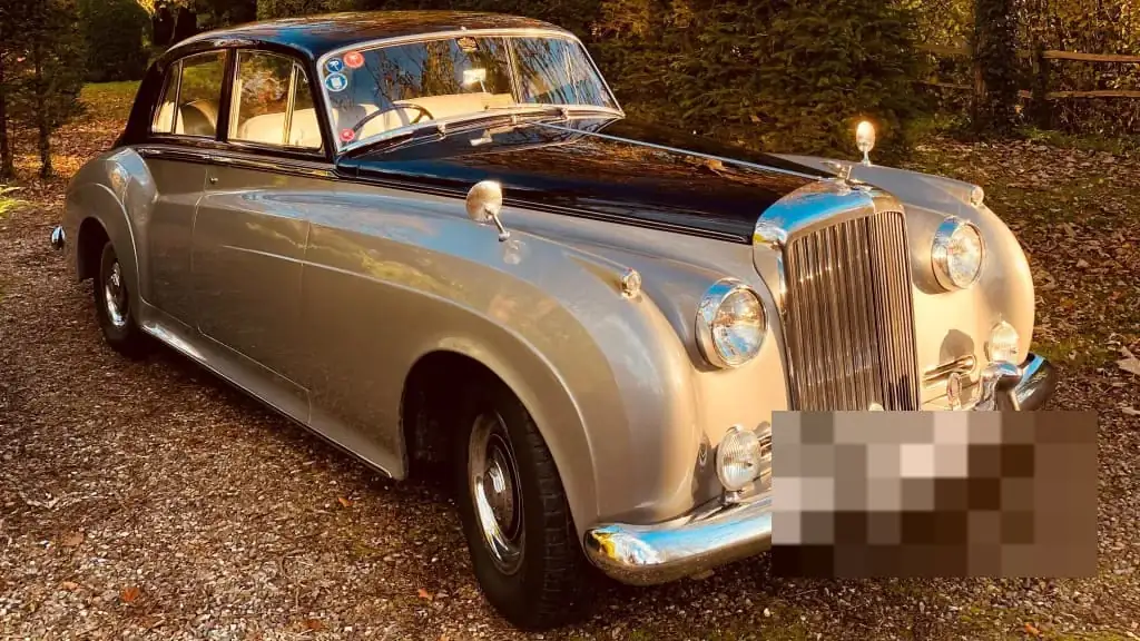 Silver 1959 Bentley S2 classic saloon