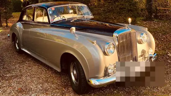Silver 1959 Bentley S2 classic saloon